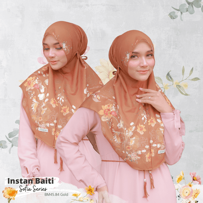 [DISKON AMBYAR] Last Stock Scarf Motif Hijabwanitacantik Series Hijab Kerudung Printing Motif