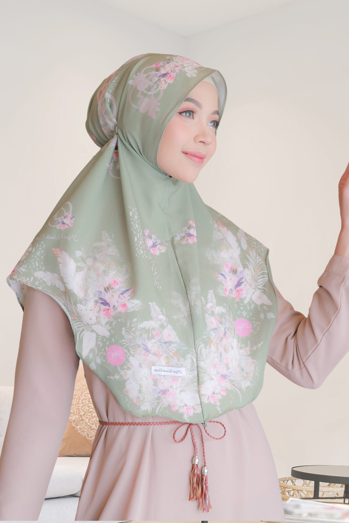 [ BUY 3 GET 1 FREE ] Emily - Instan Baiti - Pastel Olive - BM45.95