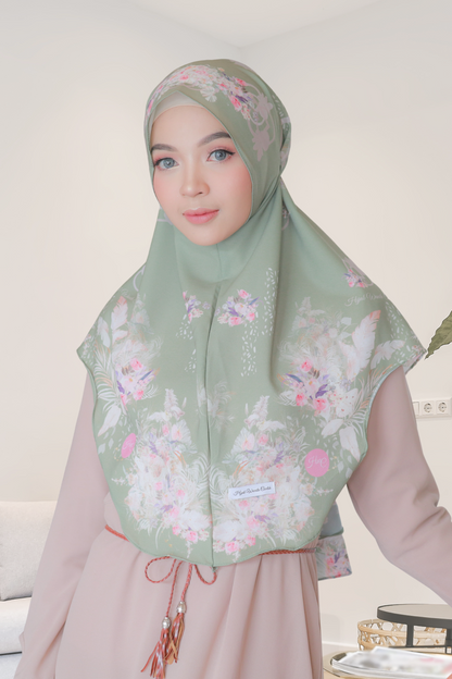 [ BUY 3 GET 1 FREE ] Emily - Instan Baiti - Pastel Olive - BM45.95