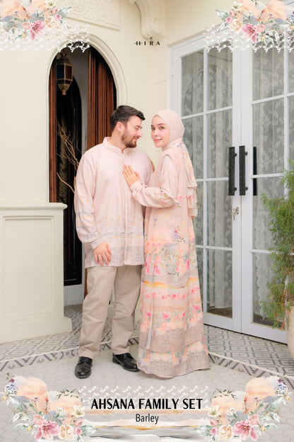 AHSANA Family Set — Barley | HIRA Raya 2027