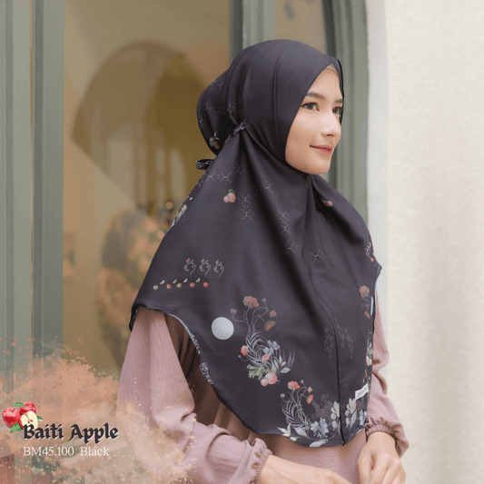 [ BUY 3 GET 1 FREE ] Apple - Instan Baiti - Black - BM45.100