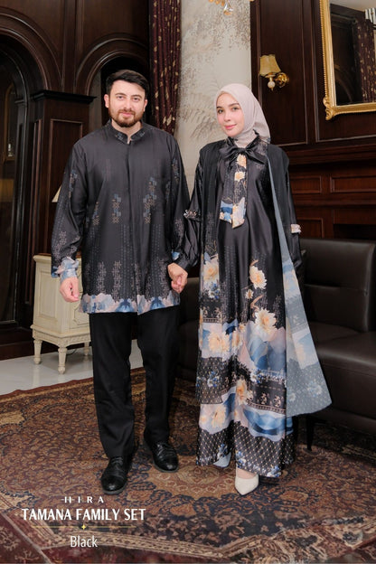 TAMANA Family Set — Black | HIRA Raya 2027