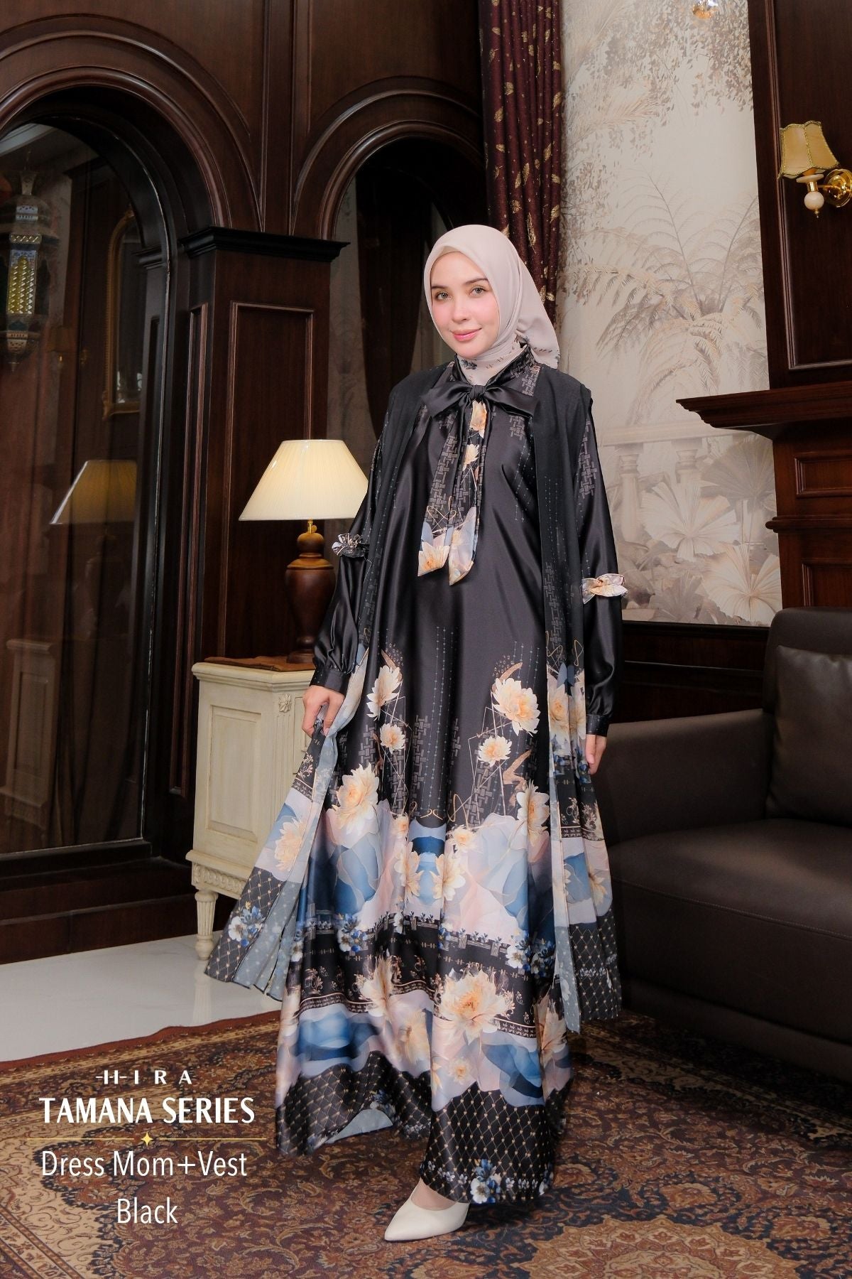 TAMANA Family Set — Black | HIRA Raya 2027