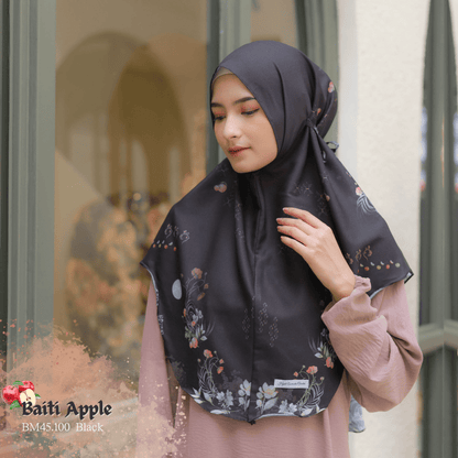 [ BUY 3 GET 1 FREE ] Apple - Instan Baiti - Black - BM45.100