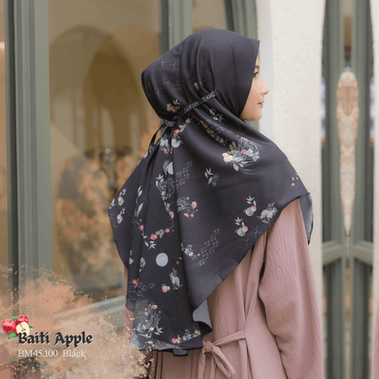 [ BUY 3 GET 1 FREE ] Apple - Instan Baiti - Black - BM45.100