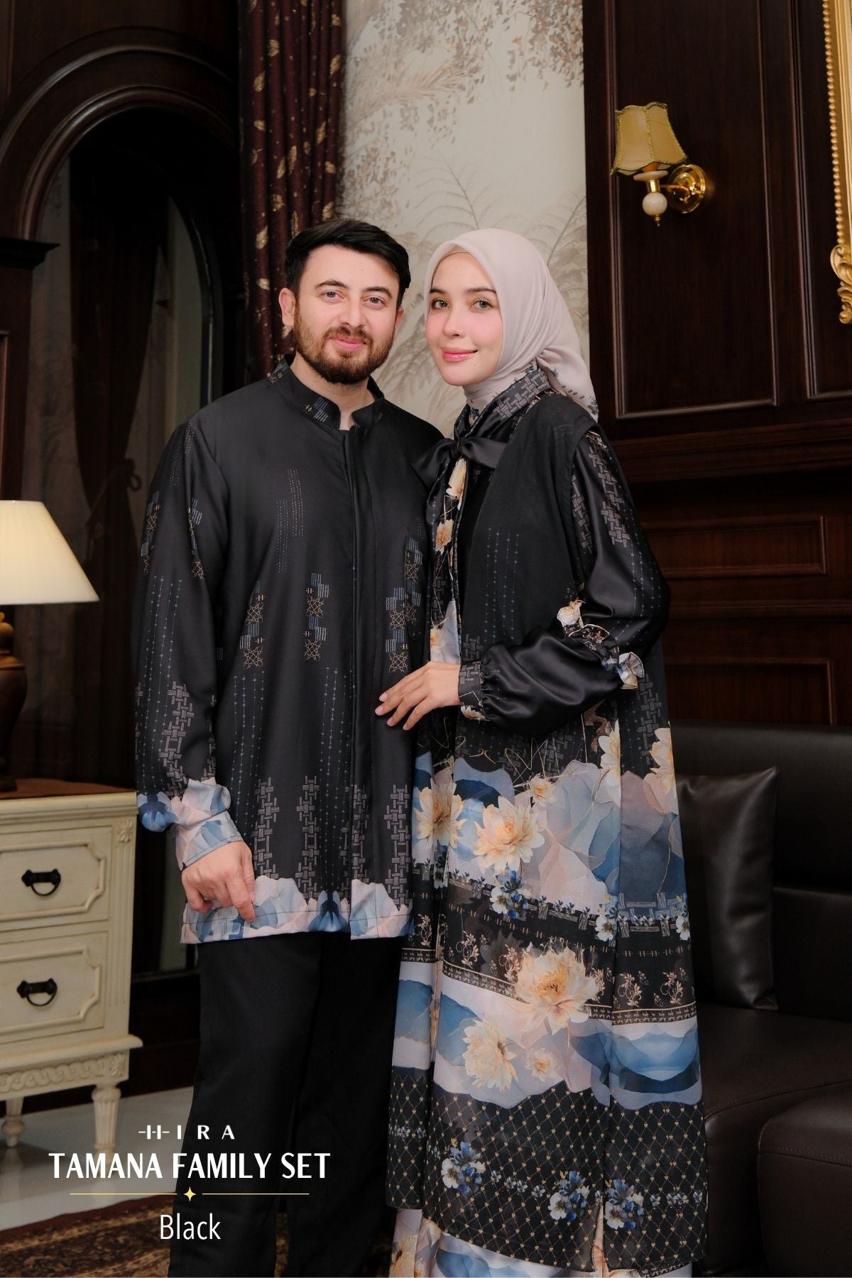 TAMANA Family Set — Black | HIRA Raya 2027
