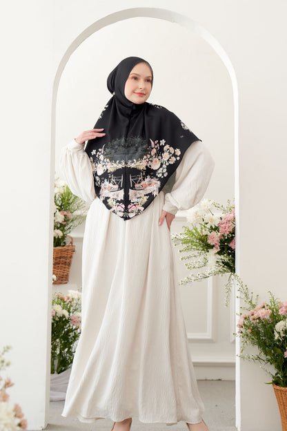 [ BUY 3 GET 1 FREE ] Instan Baiti Camellia JUMBO | Black - CB11.1