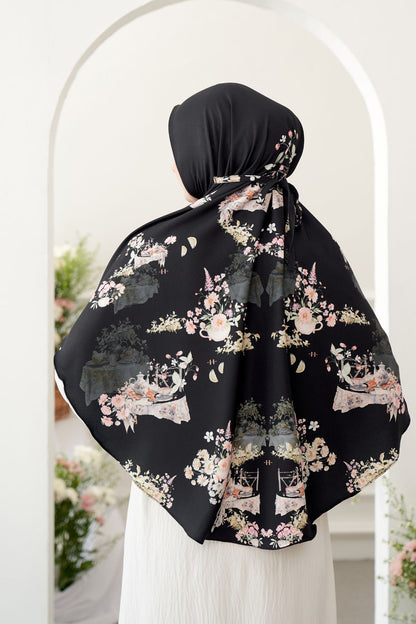 [ BUY 3 GET 1 FREE ] Instan Baiti Camellia JUMBO | Black - CB11.1