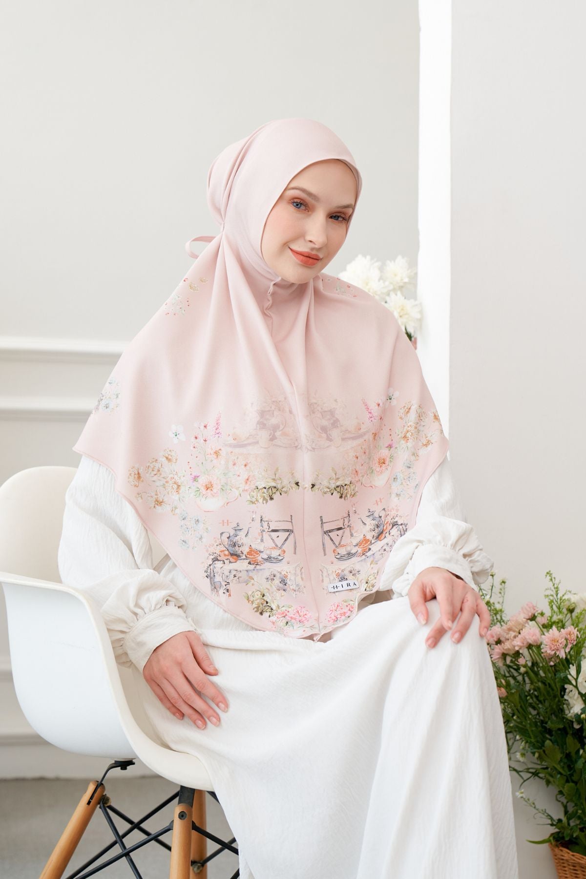 Hijab Instan Baiti Camellia Jumbo | Rose- CB11.3