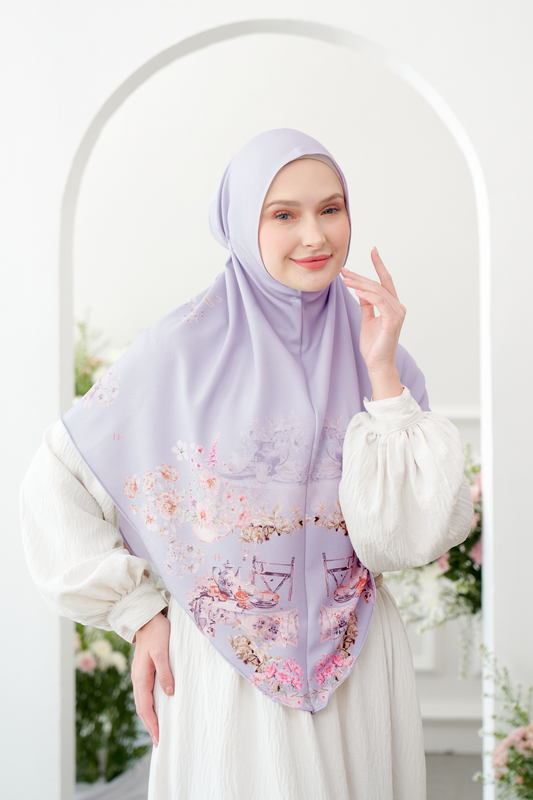 [ BUY 3 GET 1 FREE ] Instan Baiti Camellia JUMBO | Grey - CB11.7