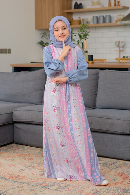 [CLEARANCE SALE] Emilora Dress Anak Custom - CDR3.2 Grey