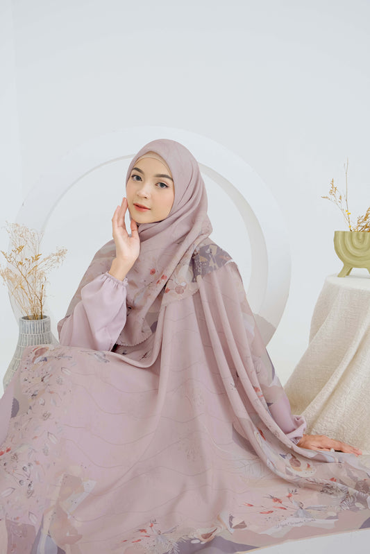 [ BUY 3 GET 1 FREE HIJAB ] Coconut Scarf - SG93.5 Choco Powder