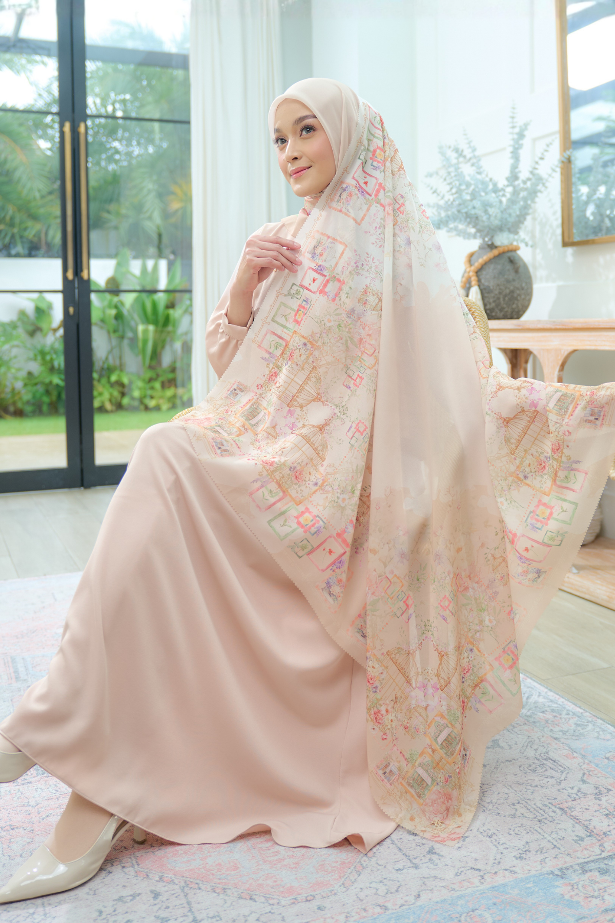 Nuri Scarf - NU33.12 NY33.12 NH33.12 Creamy White