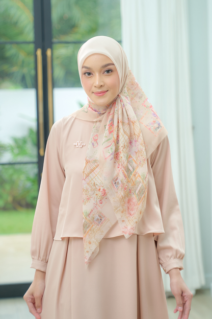 Nuri Scarf - NU33.12 NY33.12 NH33.12 Creamy White