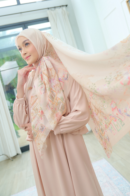 Nuri Scarf - NU33.12 NY33.12 NH33.12 Creamy White