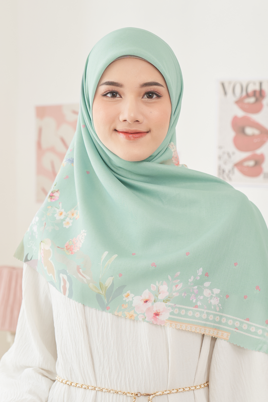 Daffodil - Scarf Loire Voal - Sage - DF14.11