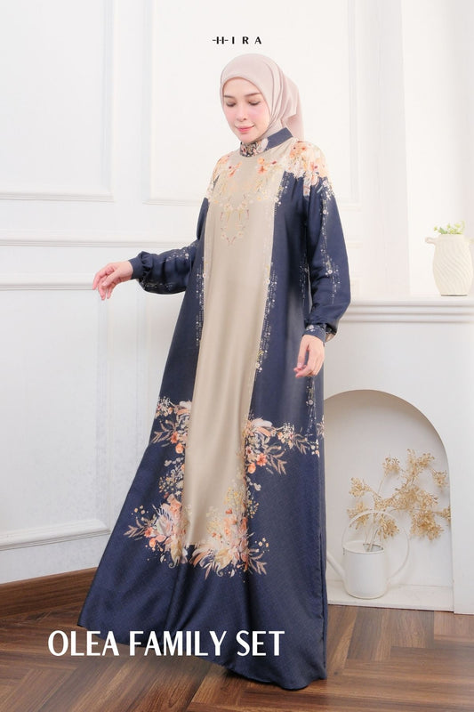 Olea Dress - Navy