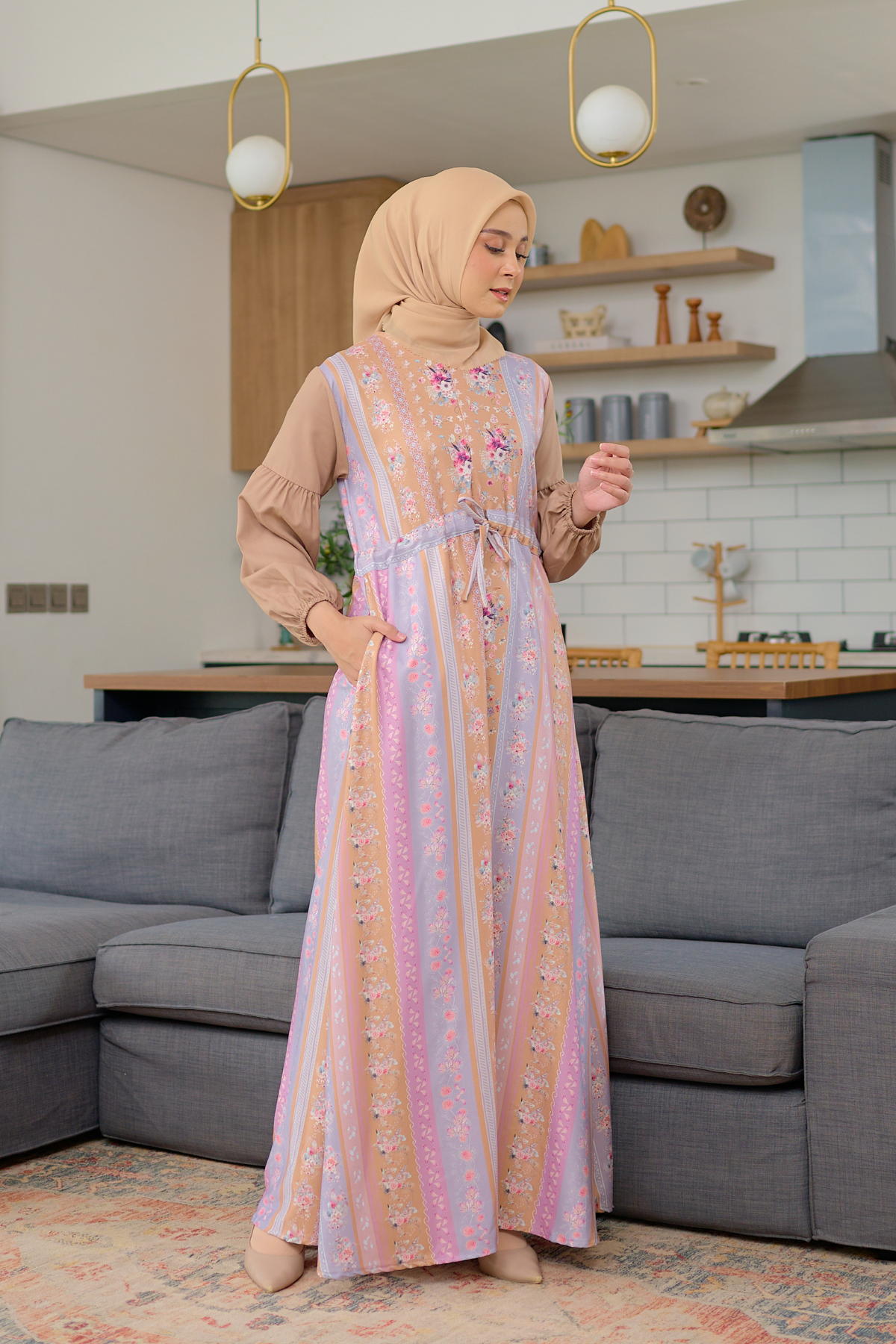 [CLEARANCE SALE] Emilora Dress - EDR3.1 Caramel