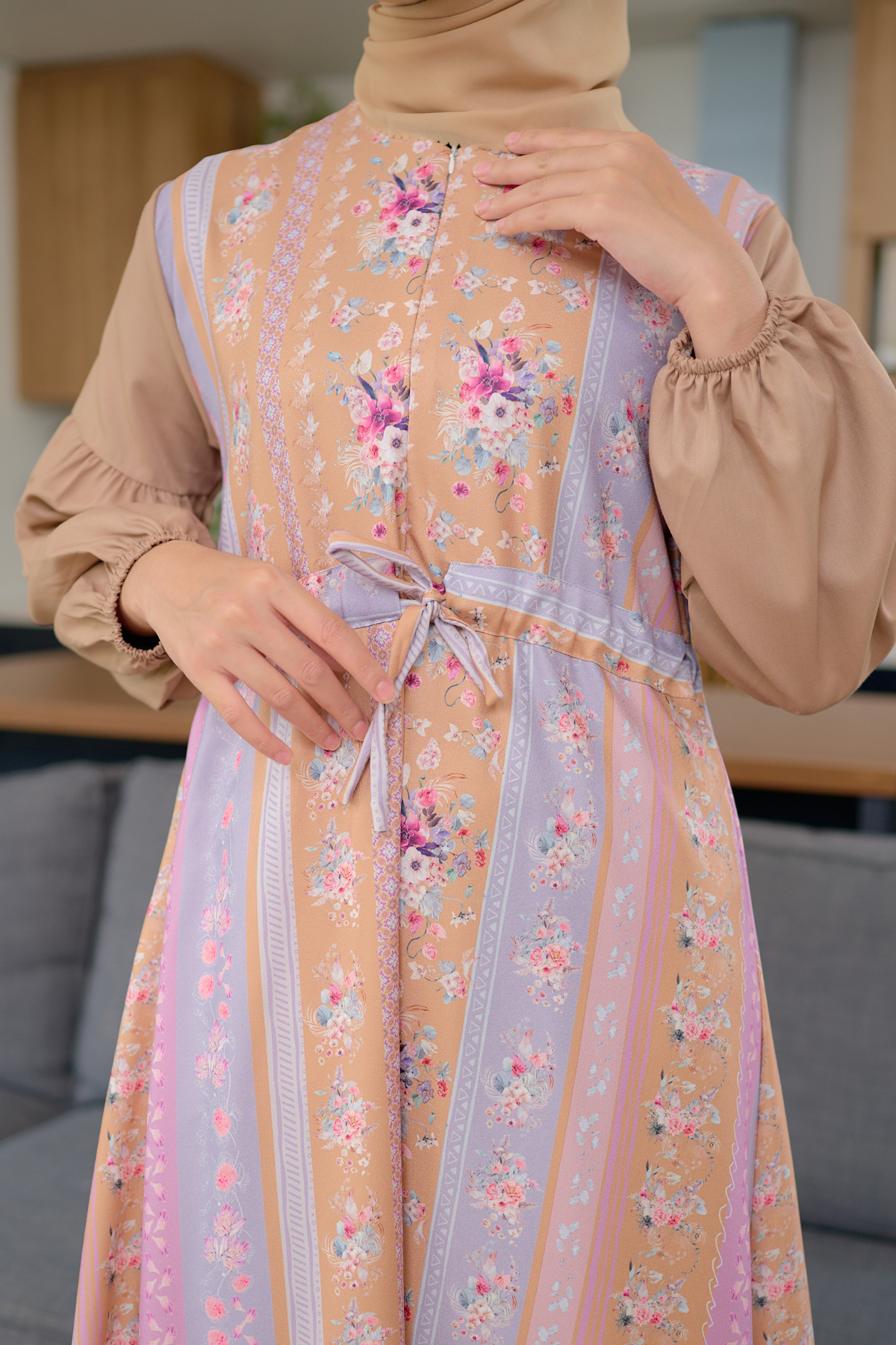 [CLEARANCE SALE] Emilora Dress - EDR3.1 Caramel