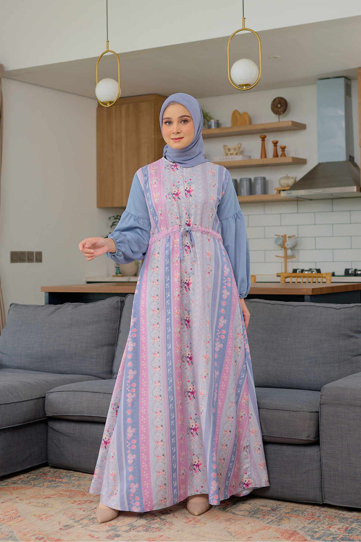 [CLEARANCE SALE] Emilora Dress - EDR3.2 Grey