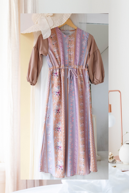 [CLEARANCE SALE] Emilora Dress Anak Custom - CDR3.1 Caramel