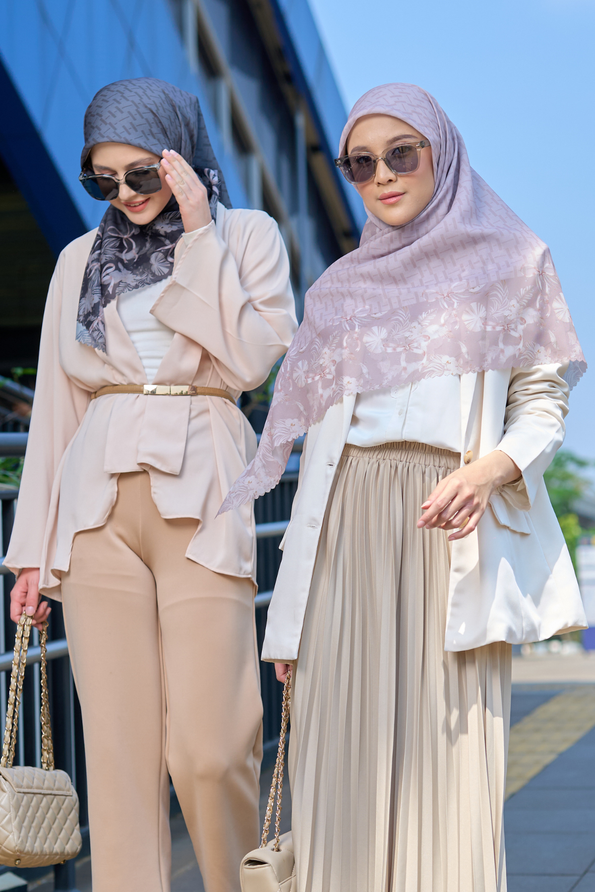 [ BUY 3 GET 1 FREE HIJAB ] Emily - Scarf Square Premium Polycotton | MONO CHOCOCINO - EM28.34