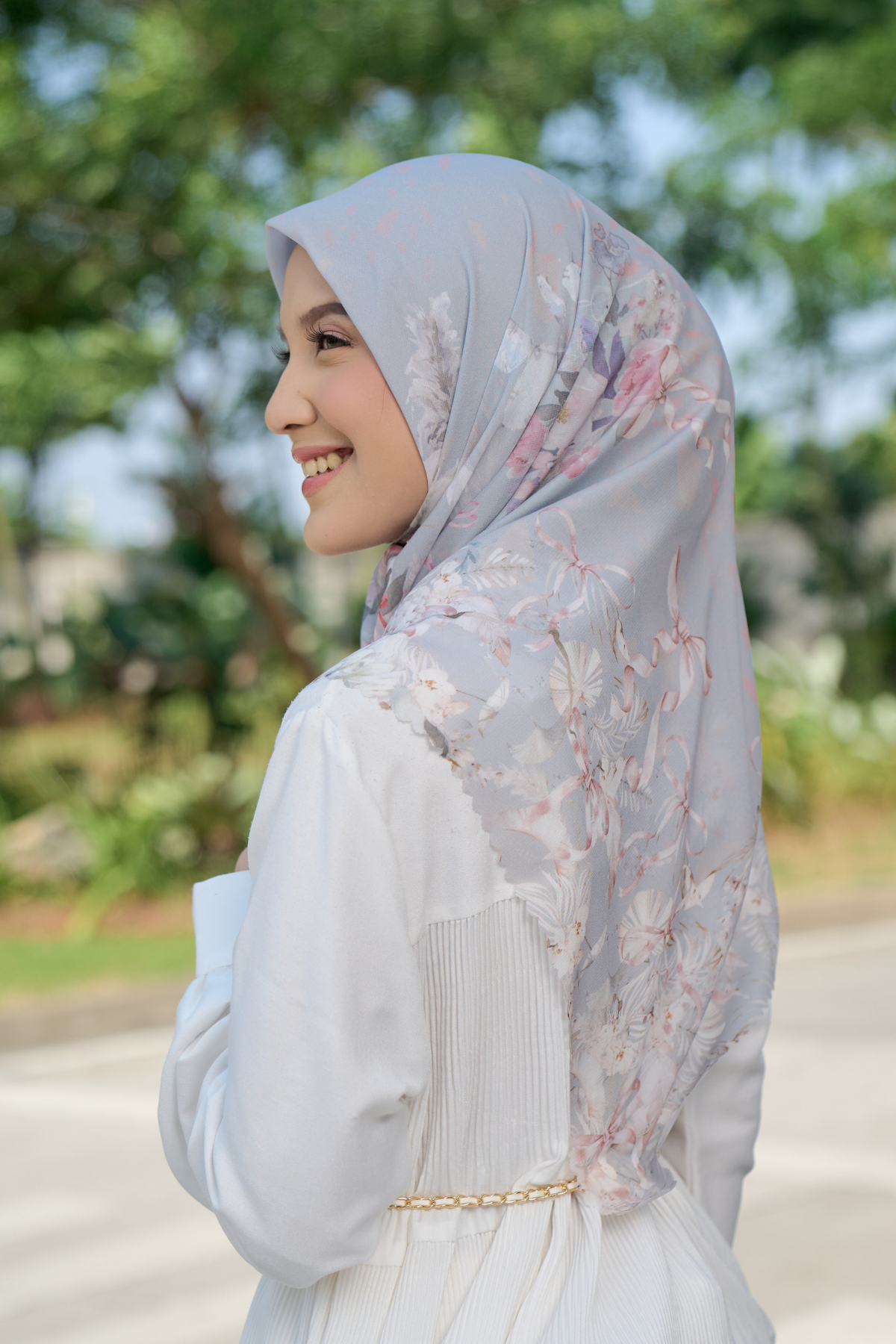 [ BUY 3 GET 1 FREE HIJAB ] Emily - Scarf Square Premium Polycotton | COQUETTE DESERT - EM28.42