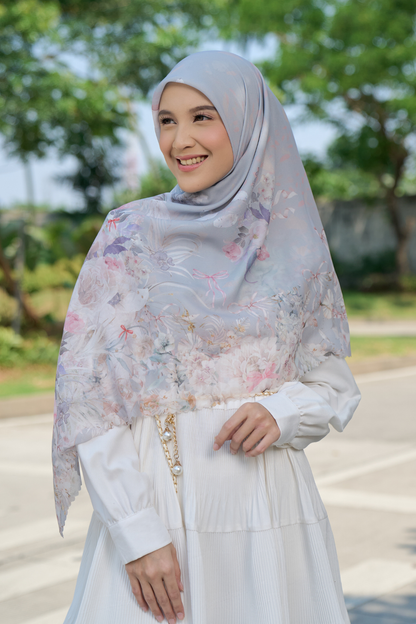 [ BUY 3 GET 1 FREE HIJAB ] Emily - Scarf Square Premium Polycotton | COQUETTE DESERT - EM28.42