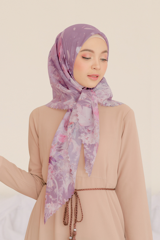 [ BUY 3 GET 1 FREE HIJAB ] Emily - Scarf Square Premium Polycotton | Mocca - EM28.7