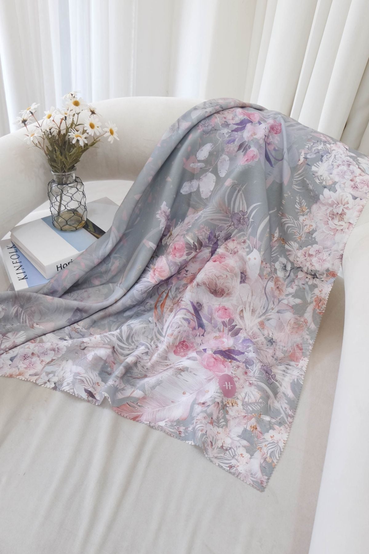 [ BUY 3 GET 1 FREE HIJAB ] Emily Scarf Voal | Sage - EV25.7