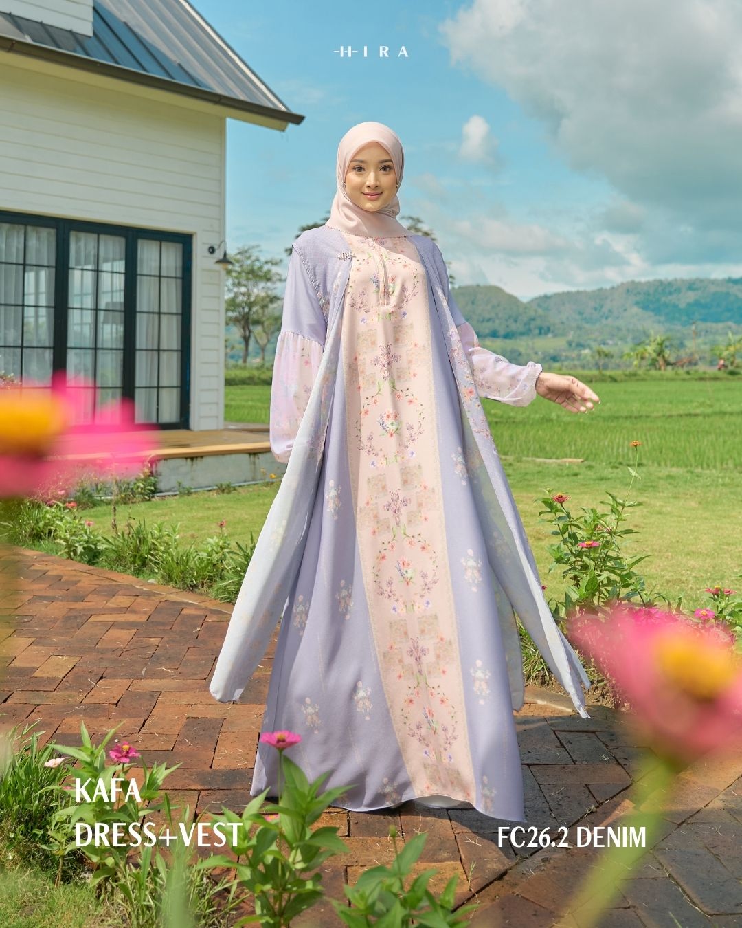 Kafa Dress & Vest - Denim