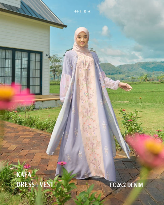 Kafa Dress & Vest - Denim