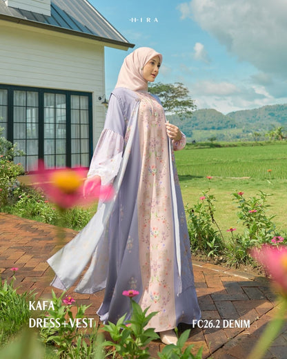Kafa Dress & Vest - Denim