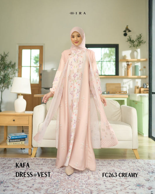 Kafa Dress & Vest - Creamy