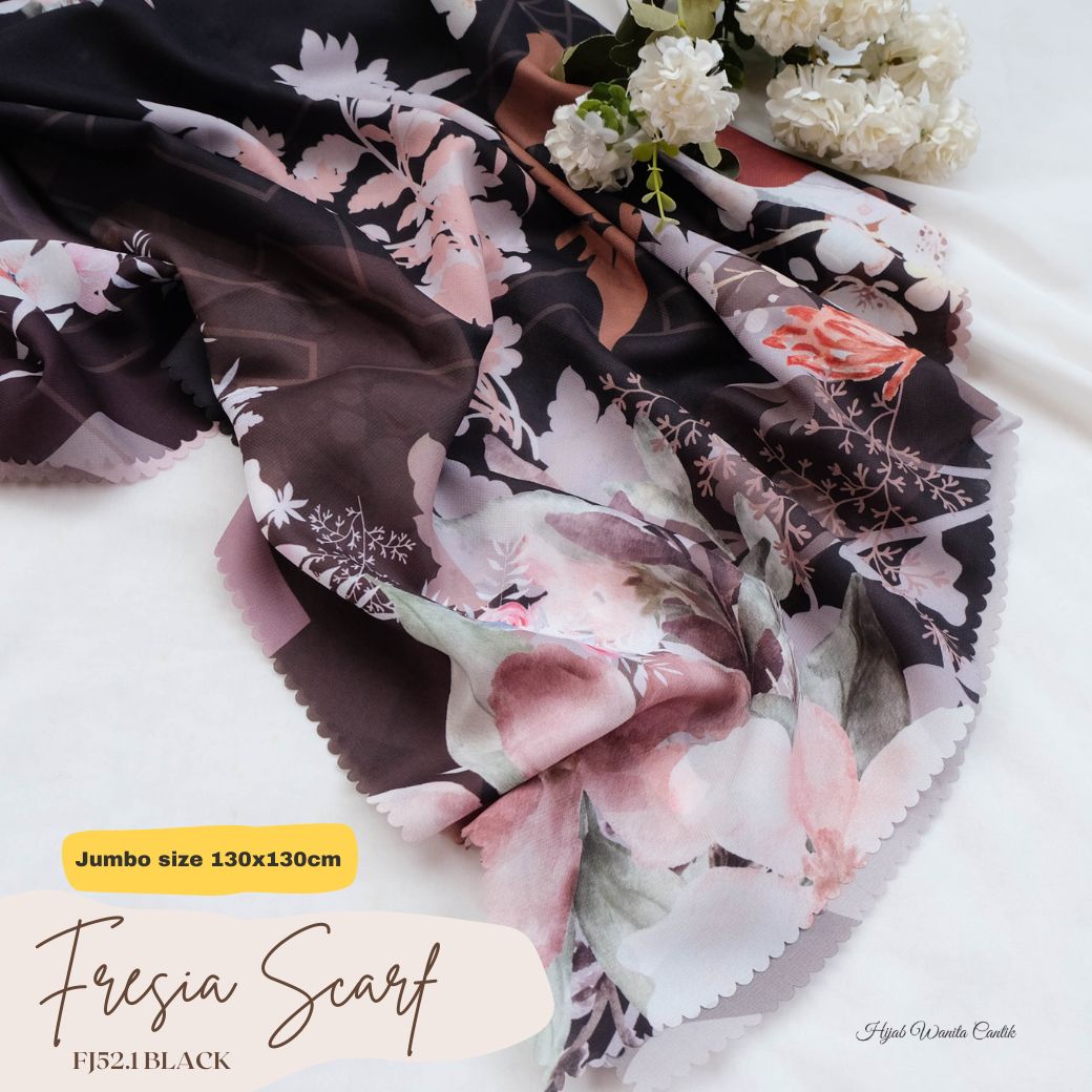 Fresia Scarf JUMBO - FJ52.1 Black