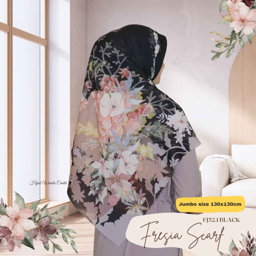 Fresia Scarf JUMBO - FJ52.1 Black