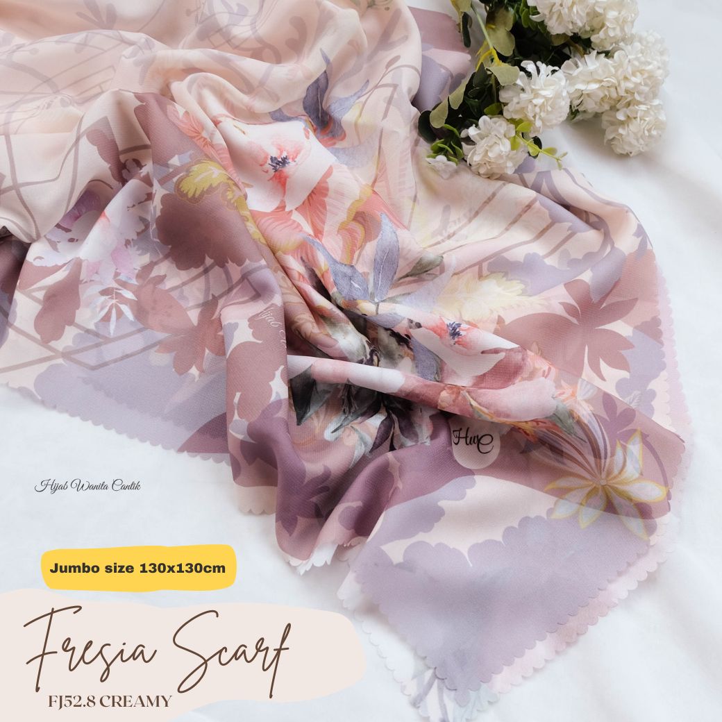 Fresia Scarf JUMBO - FJ52.8 Creamy