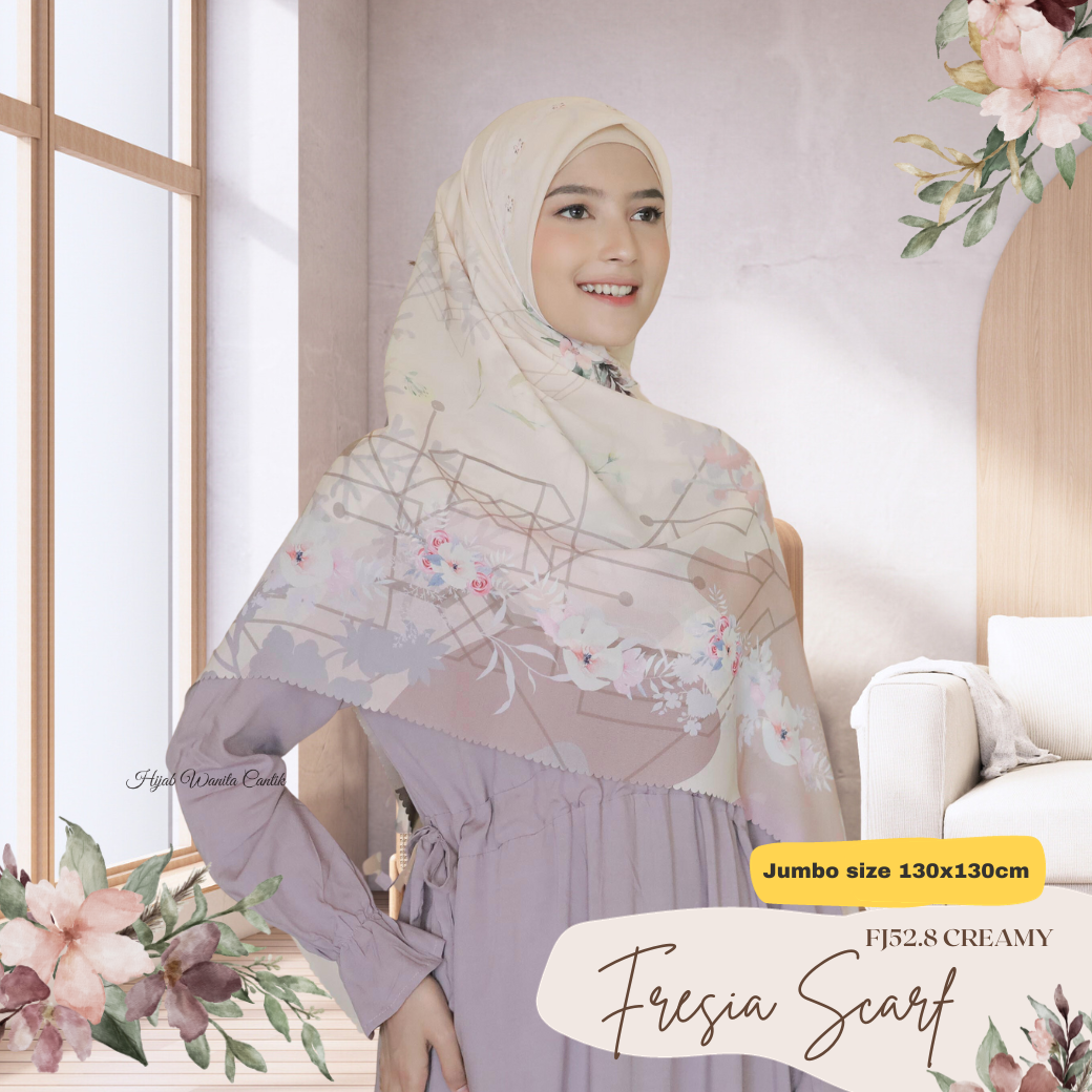 Fresia Scarf JUMBO - FJ52.8 Creamy