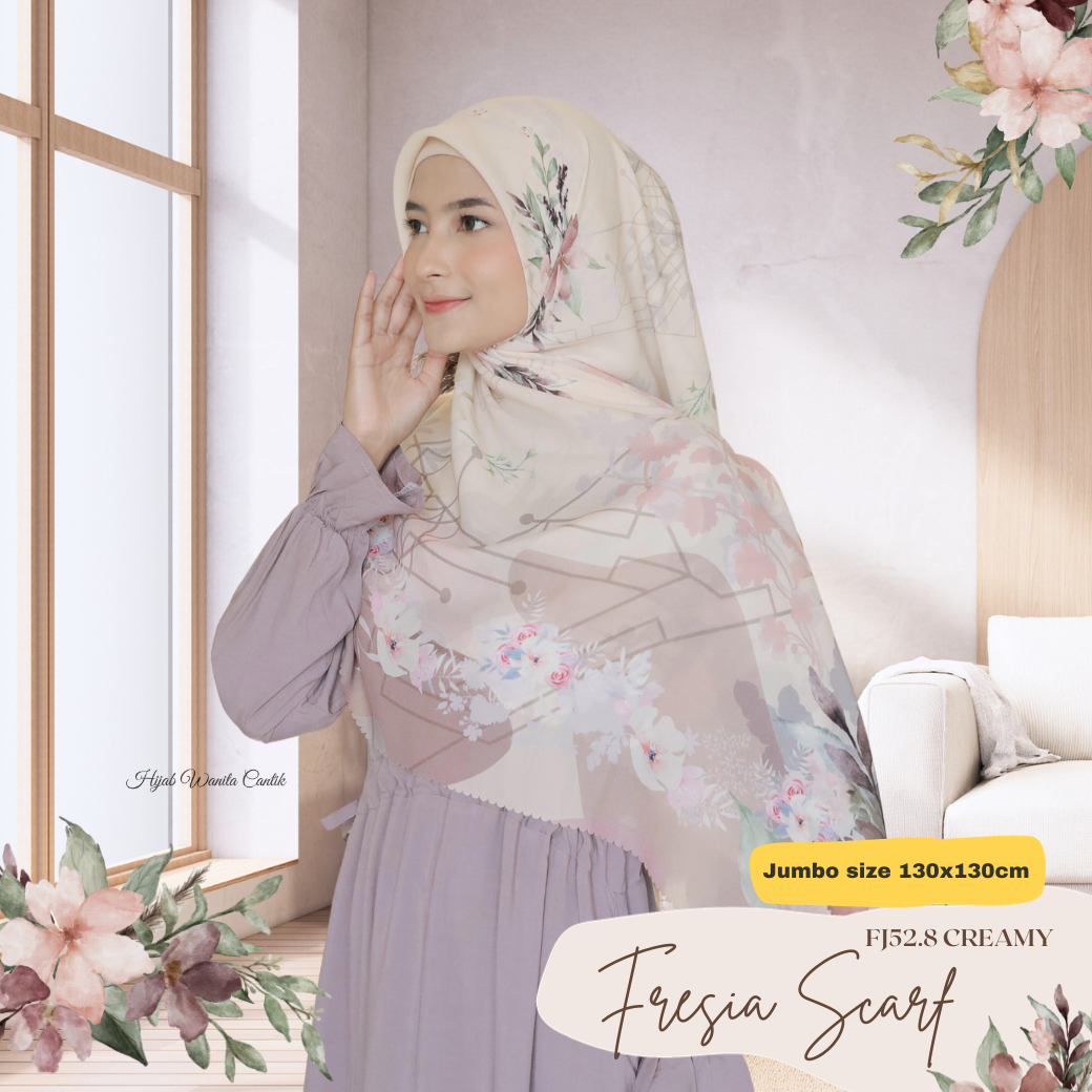 Fresia Scarf JUMBO - FJ52.8 Creamy