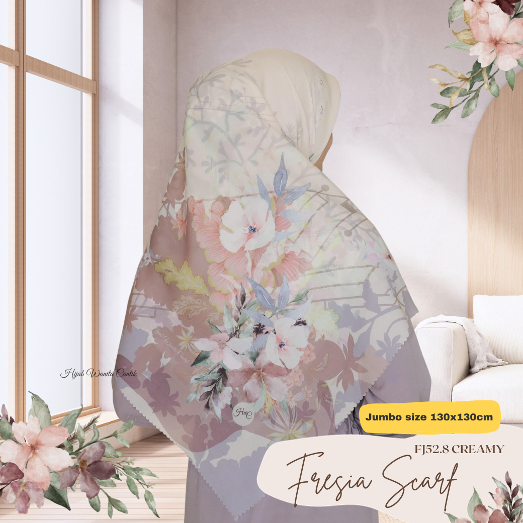 Fresia Scarf JUMBO - FJ52.8 Creamy