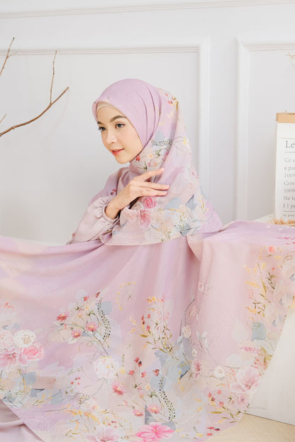 [ BUY 3 GET 1 FREE HIJAB ] Florence - Scarf Square British Voal - Sassy Pink - FL24.8
