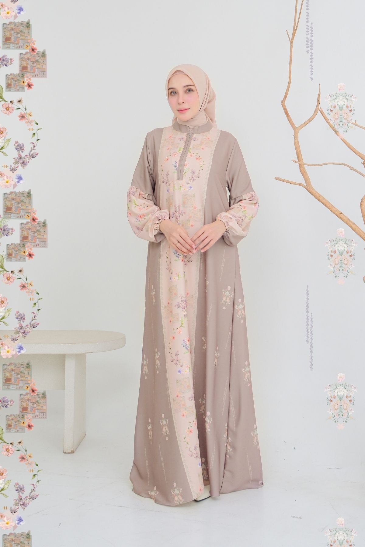 Kafa Dress - Stone