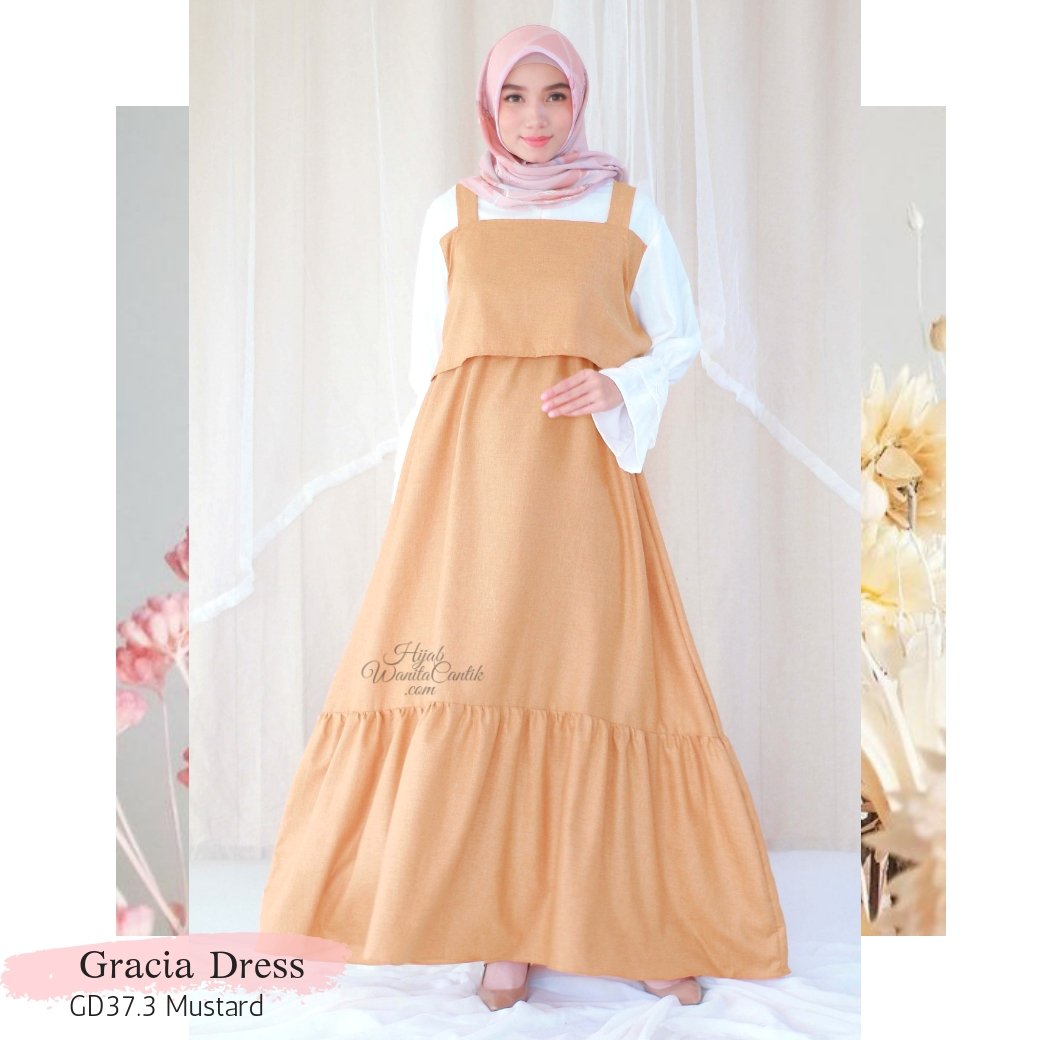 [DISKON AMBYAR] Last Stock HIRA - Dress Hijabwanitacantik | Dress Printing Exclusive | Gamis Pakaian Muslim | Sarimbit -Gamis Baju Koko