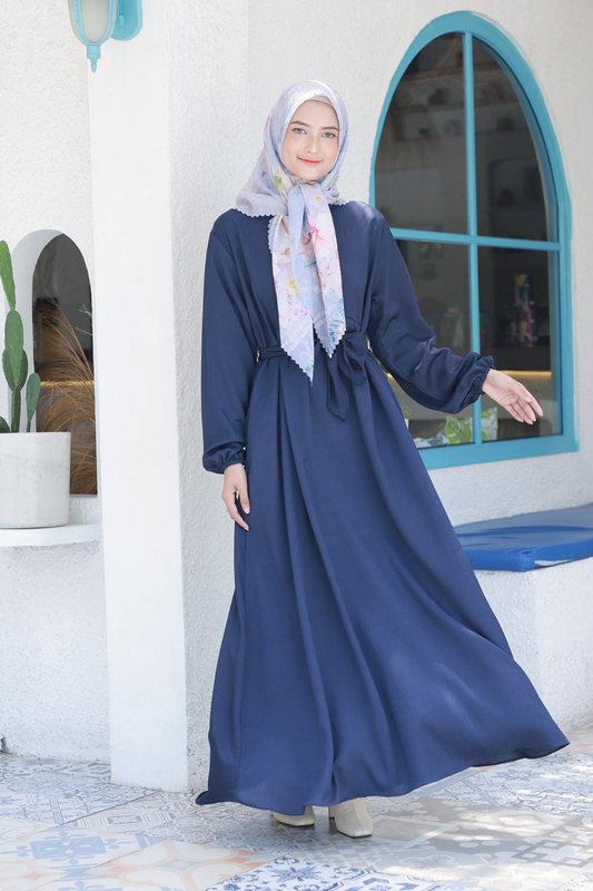 [CLEARANCE SALE] Gea Dress - GE45.1 Navy