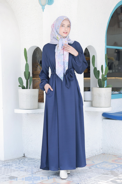 [CLEARANCE SALE] Gea Dress - GE45.1 Navy