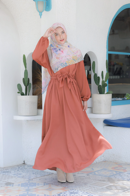 [CLEARANCE SALE] Gea Dress - GE45.4 Brick