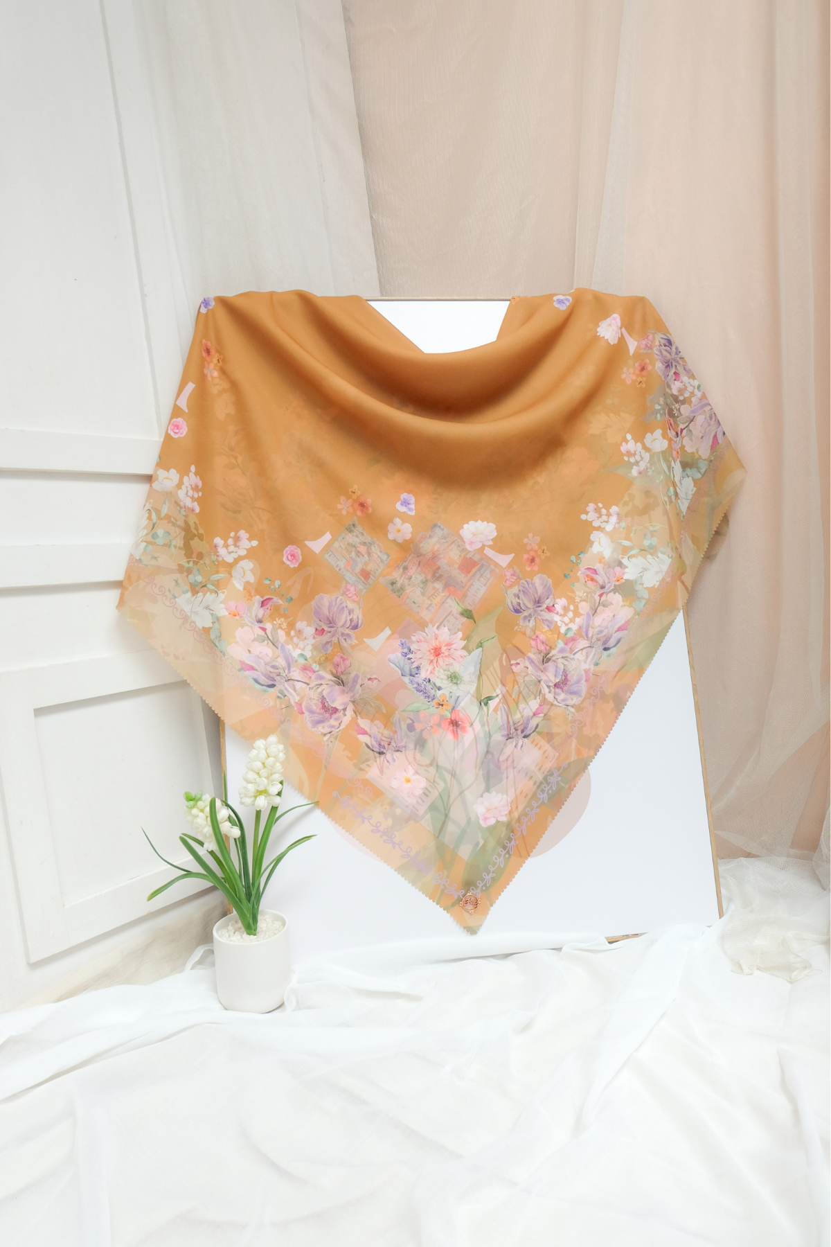 Leaf Kafa Scarf - KF30.2 VK30.2 JF30.2 Gold