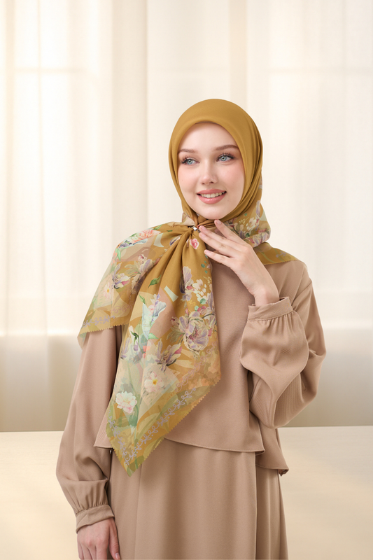 Leaf Kafa Scarf - KF30.2 VK30.2 JF30.2 Gold