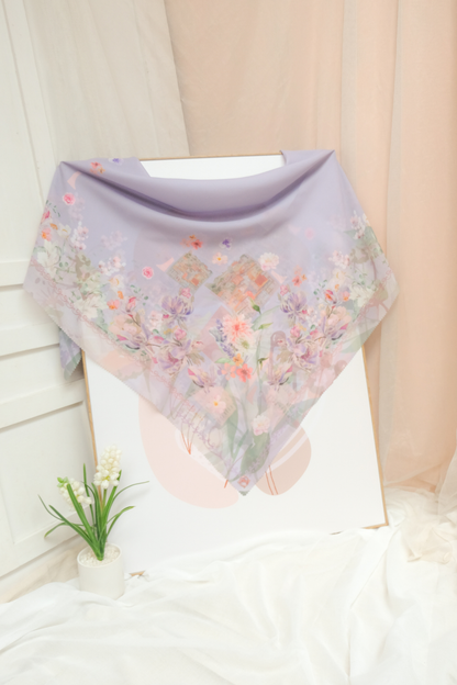 Leaf Kafa Scarf - KF30.9 VK30.9 JF30.9 Grey