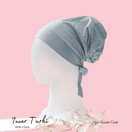 Inner Turki Katun Tanpa Cepol - IK58.2 Grey